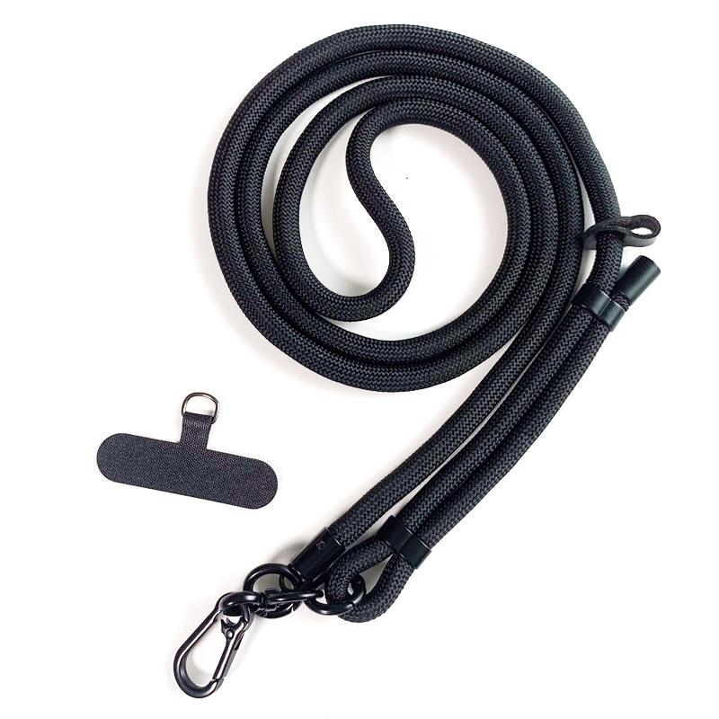 Lanière de téléphone portable universelle 150 cm, chaîne bandoulière, cordelette pour escalade sportive, sangles réglables en nylon