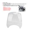 Motorcycle   Retrofit Vintage for 5‑7in Motor Headlights Windscreen PC Material