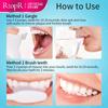 RtopR Mousse de blanchiment des dents, nettoyage des dents, taches, haleine fraîche, santé bucco-dentaire