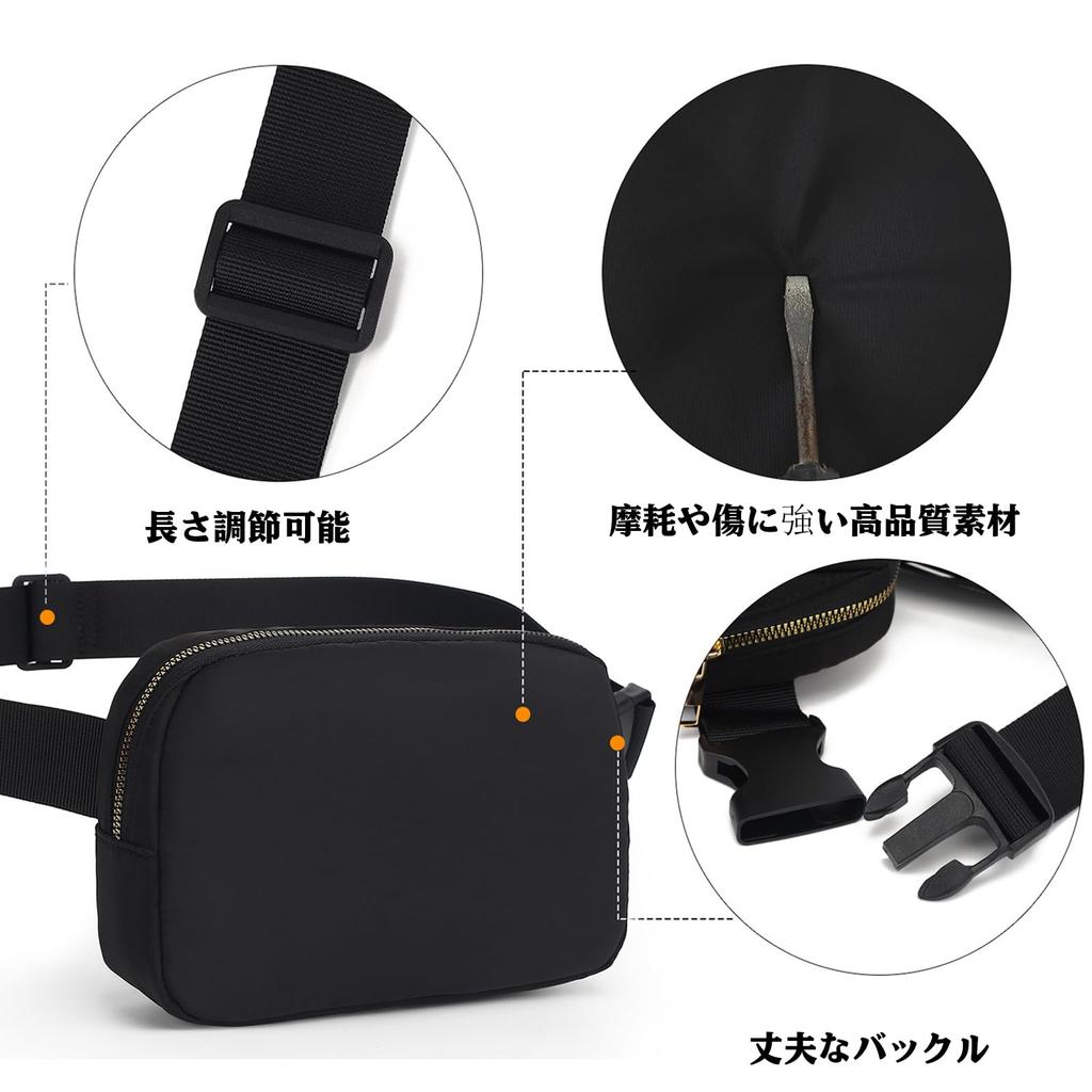 Large Capacity Waist Pouch for Men and Crossbody Portable Shoulder Fanny Perfect for the and Women, Waterproof, Lightweight, Bag, Pouch, Wallet, Pack,