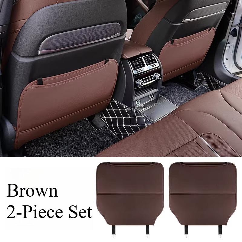 Car Anti-kick Pad Rear Seat Pad Back Anti-kick Protective Pad Ide Scratch Anti-dirty Storage Decoration Interior Accessories