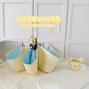 New Style No-Folding Umbrella in Milky White Color~ Automatic Umbrella for Women, Dual-Use for Sun and Rain, Uv Protection Sun Umbrella
