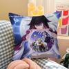 Genshin Impact game Cushion Cover Pillow Cover Decor Pillowcase Printed Cushion Case for Couch