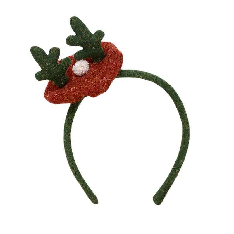 Qing Meng Christmas Party Antler Headband for Kids - Cute Festive Headwear Prop