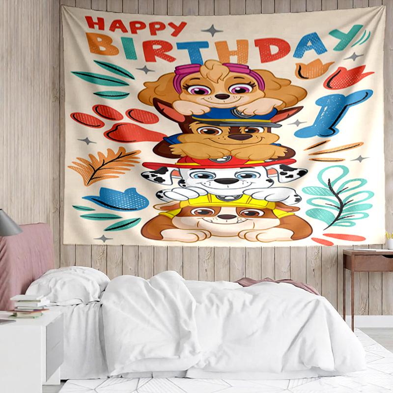 1PC Paw Patrol: Heroic Rescue Tapestry, Unique Design Tapestry, Suitable for Bedroom,Livingroom, Playroom,Heartwarming Holiday Gifts
