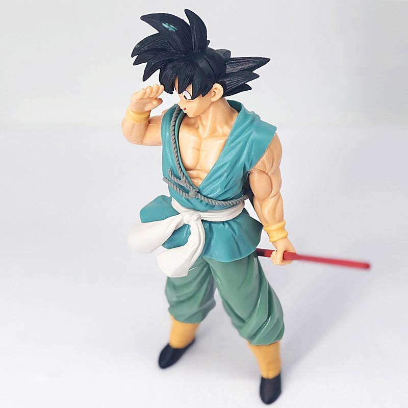 20cm Dragon Ball Z Anime Figure Goodbye Goku Action Figure PVC Collection Model Doll Classic Ornaments Toys Gift