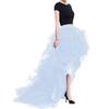 Women's High-waisted Elastic Waistband Casual Mesh Puff Skirt