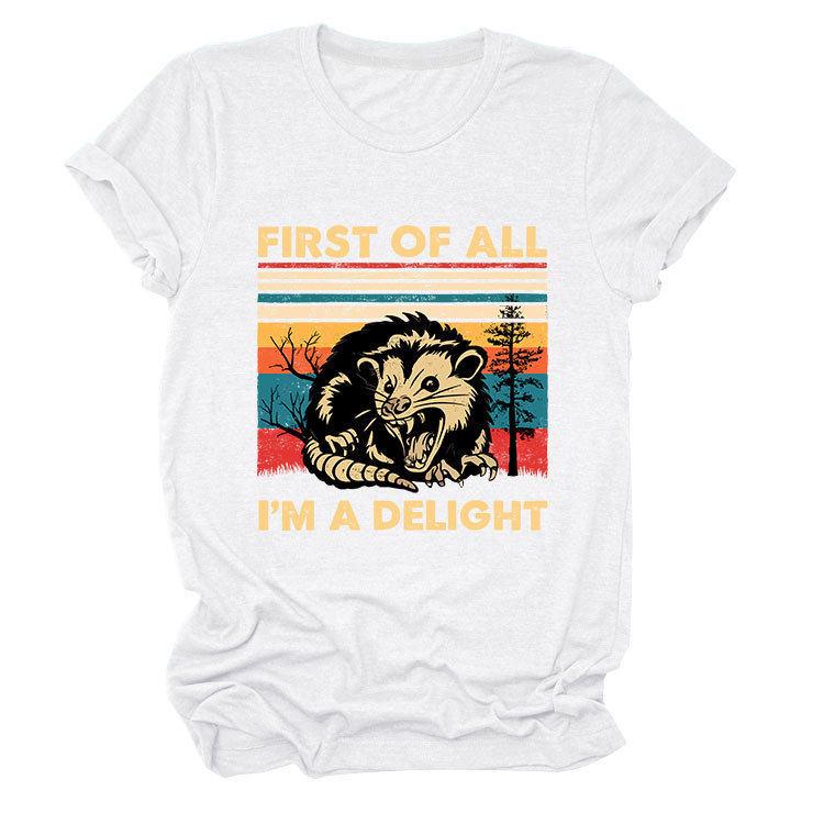 Unisex Summer Delight Round Neck T-Shirt