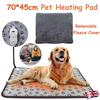 Pet Heating Pad Cat Dog Electric Heat Mat Heated Bed 70*45cm Oxford Cloth Leather 3 Gears Temperature Adjustment 1.5m Power