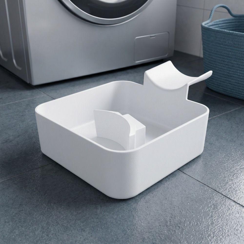 Clean Washer Filter Washing Machine Drainage Tray Washing Machine Drain Pan Laundry Room Floor