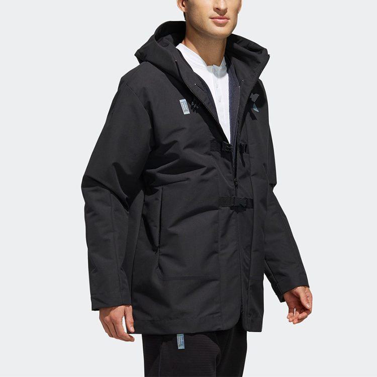 Adidas Jackets Men's Black Hooded Moderate Other FM9341