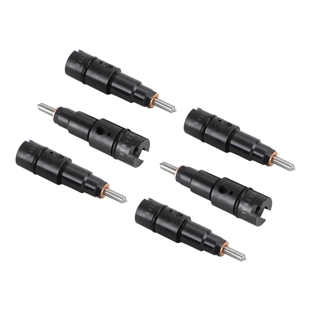 6PCS Fuel Injectors 0432193635 RV275 Fit Dodge Cummins 5.9L 1998-2002 40-50 HP
