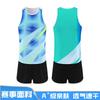 Men Women Running Track Suit Set Quick Dry Breathable Athletic Sportswear Marathon Training Basketball Practice