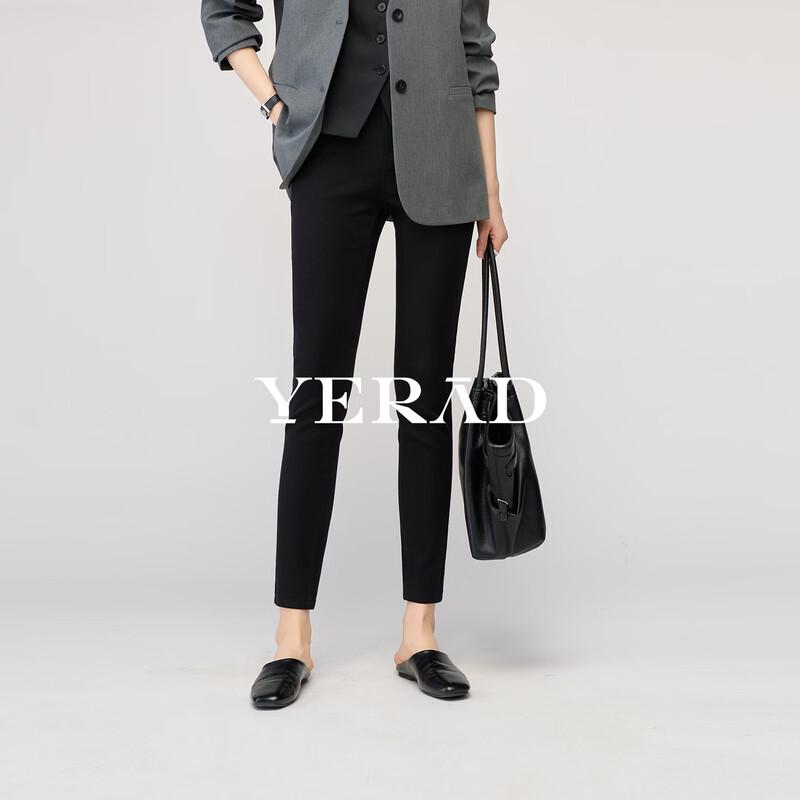 Yalida Women s Fade-Resistant Black Skinny Denim Jeans 32