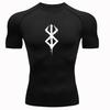 2025 Men's Quick-Dry Running T-Shirt: Breathable, Sweat-Wicking, Tight-Fit Gym Base Layer