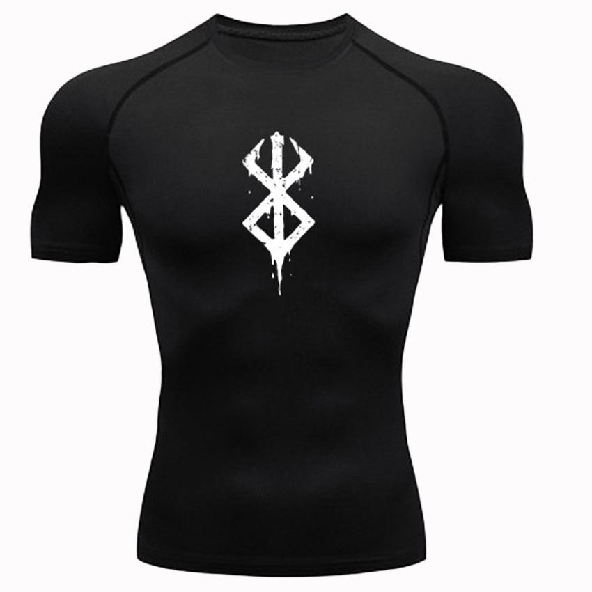 2025 Men's Quick-Dry Running T-Shirt: Breathable, Sweat-Wicking, Tight-Fit Gym Base Layer