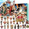 Charming One Piece Luffy Pvc Figurine Blind Box Advent Calendar Gift For Kids