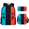 Kids School Backpack Set With Fun Print Design - Shoulder Bag Pencil Case Elementary Students