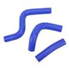 3PCS Silicone Radiator Coolant Hose Pipe Kit Stable Connection Leak Proof Heat Resistant Fit For KX80 KX85 KX100
