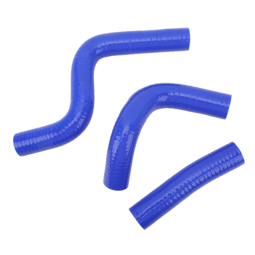 3PCS Silicone Radiator Coolant Hose Pipe Kit Stable Connection Leak Proof Heat Resistant Fit For KX80 KX85 KX100
