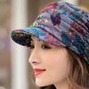 Floral Hat Women'S Korean Version Versatile Soft Hat Brim Duckbill Hat
