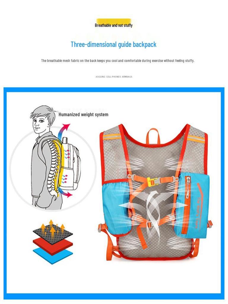 Ultralight Multifunctional Outdoor Backpack for Hiking, Running, Climbing, Cycling & Travel