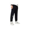 Li-Ning Badfive Basketball Series Letter Print Cuffed Warm Knitted Sports Pants Men Bottoms Black AKLU085-2