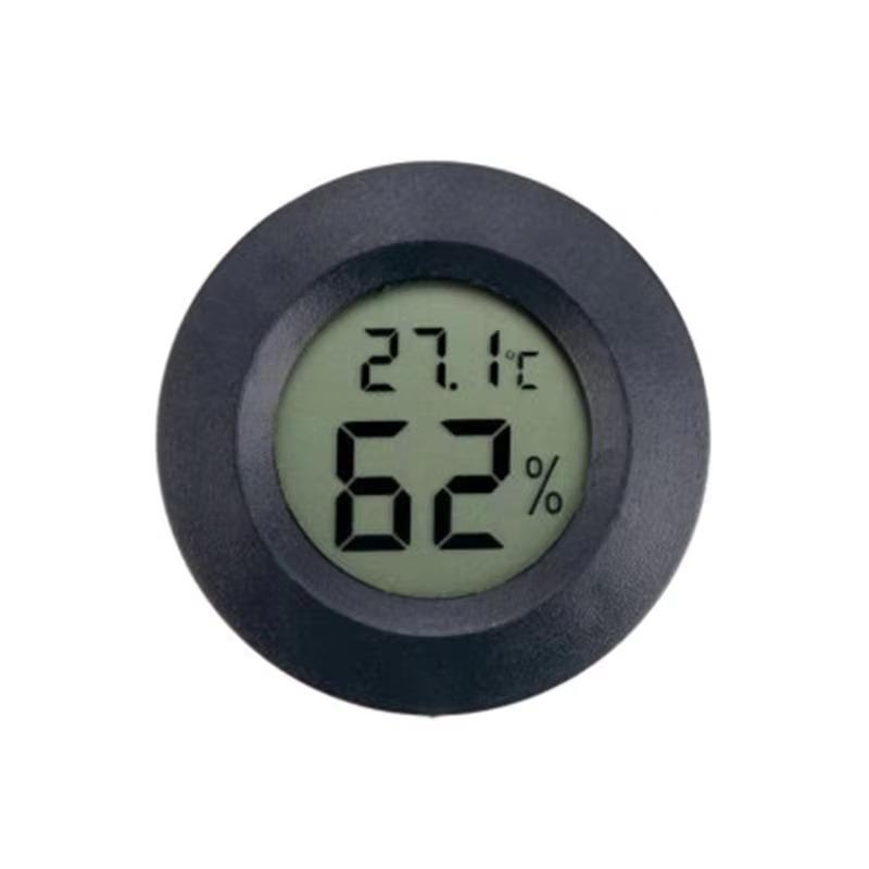 Mini vlhkoměr teploměr Fahrenheita nebo Celsia Digitální LCD monitor Vnitřní místnost Kulatý měřič vlhkosti teploty