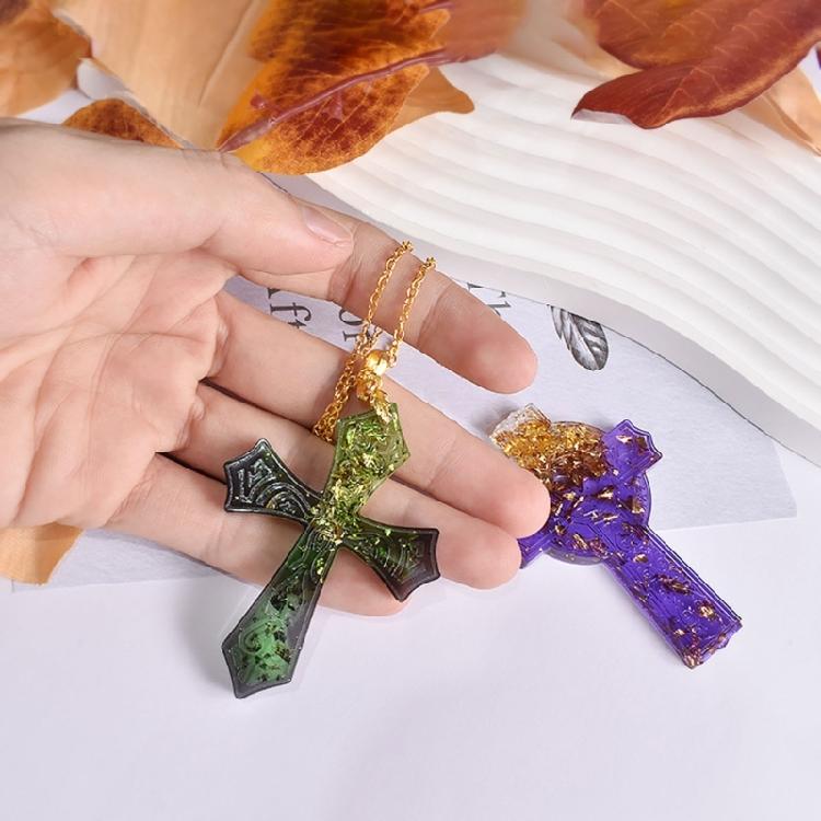 Various Styles Cross Earring Combination Keychain Silicone Mold Epoxy DIY Craft