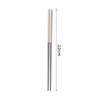 RuHan Cute Milky White 304 Stainless Steel Chopsticks