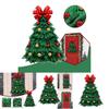 Exquisite Christmas Tree Wreath Farmhouse Ornament For Festive Home Decor