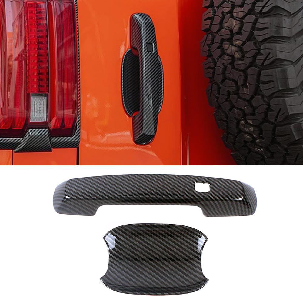 

Для GWM Tank 300 2024 2024 автомобильный стайлинг внешние аксессуары карбоновый декор дверная ручка зеркало заднего вида автомобильный фонарь рамка крышка отделка