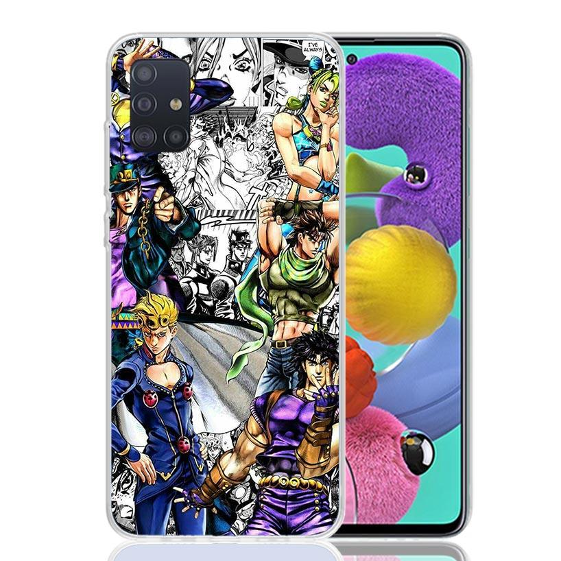 JoJo's Bizarre Adventure Hot Anime Phone Case For Samsung Galaxy A52 A32 A22 A12 A02S A50S A30S A51 A31 AA71 Note 20 Ultra 10 S1