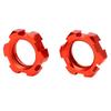 Splined Wheel Hex Hub Adapter Fit for Traxxas Slash 2WD Metal 12mm to 17mm Wheel Hex Adapter Red