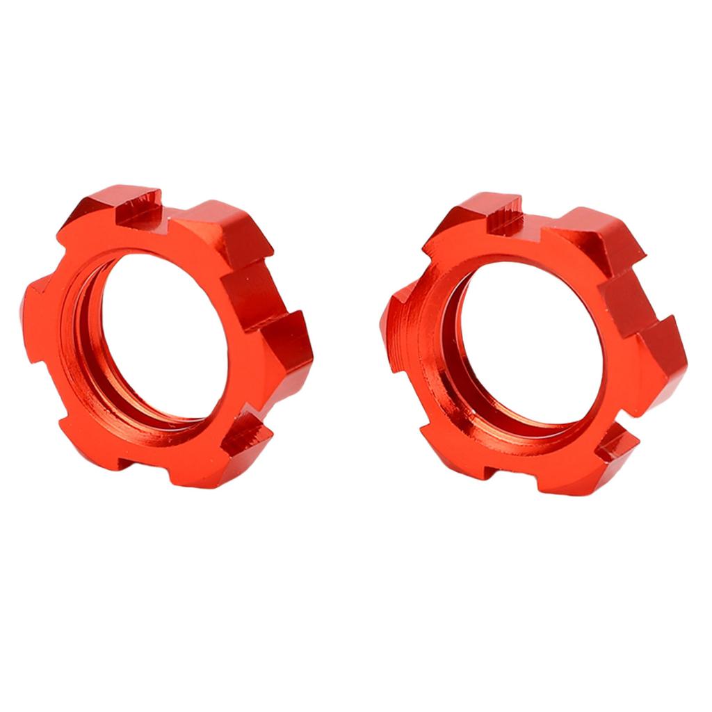 Splined Wheel Hex Hub Adapter Fit for Traxxas Slash 2WD Metal 12mm to 17mm Wheel Hex Adapter Red