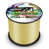 Ashconfish 4-strand Fishing PE Line X4 - Fishing Line, PE, White, Yellow, Multicolor, Ultra-strong, High Sensitivity, Abrasion Resistant, Low Stretch