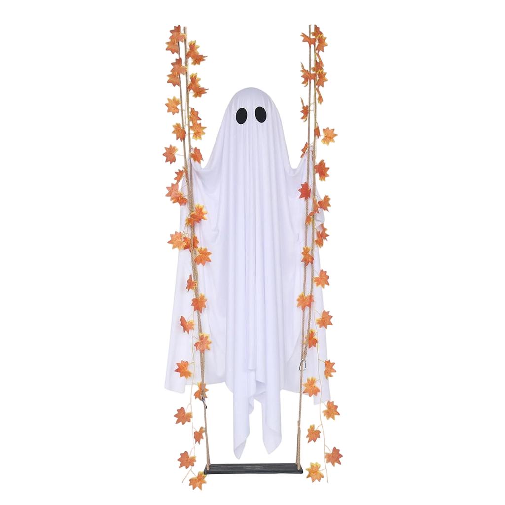 Halloween Hanging Swinging Decoration with Maple Leaf for Indoor Porch Decor