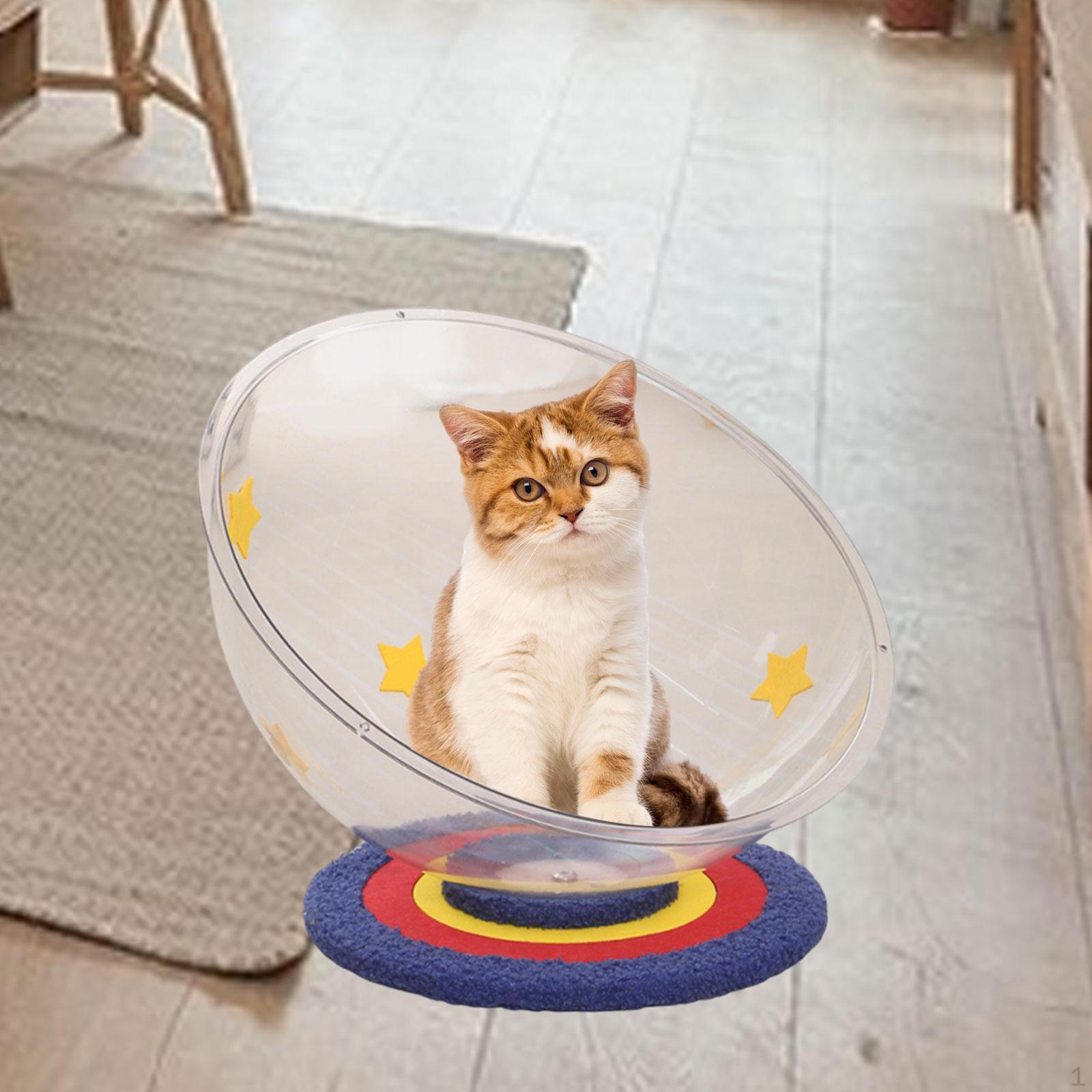 

Кошачья кровать Космическая капсула Легкая чистка Товары для питомцев Универсальное гнездо для сна питомцев для котенка Маленькое 30cmx30cm
