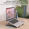 Laptop Cooler Base Stand Foldable Laptop Cooling Pad Holder Portable Notebook Radiator Bracket Heighten Rack With 1 Cooling Fans