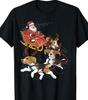 Beagle Christmas SANTA Black Shirt Unisex All Sizes S To 5Xl S822