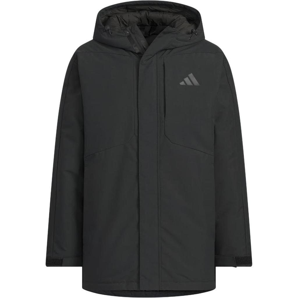 Adidas Dwr Fw24 Down Jacket Water Resistant Warm Sports Casual Coat Men Jacket Black JY4213