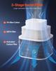 Solder Fume Extractor 85W Brushless Smoke Absorber with 3-Stage Filters