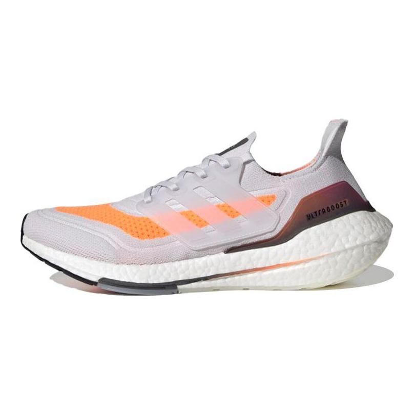 adidas UltraBoost 21 Grey Screaming Orange Men Sneakers Dash-Grey FY0375