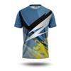 Camiseta con Bandera de Francia para Hombre Rayas Simples Estampado 3D Manga Corta Camisetas Camiseta Deportiva Cómoda Transpirable