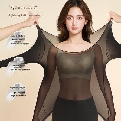 Bestseller Damen Ultra-Dünnes Hyaluronsäure Basis-Schicht Set - Warme Herbst/Winter Unterwäsche
