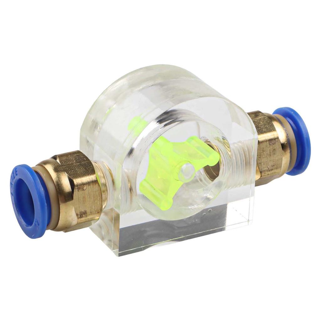 1pcs Flow Meter Water Cooling Monitor Spindle Motor Rotation Cooling Indicator Shell Flow Measuring Instruments