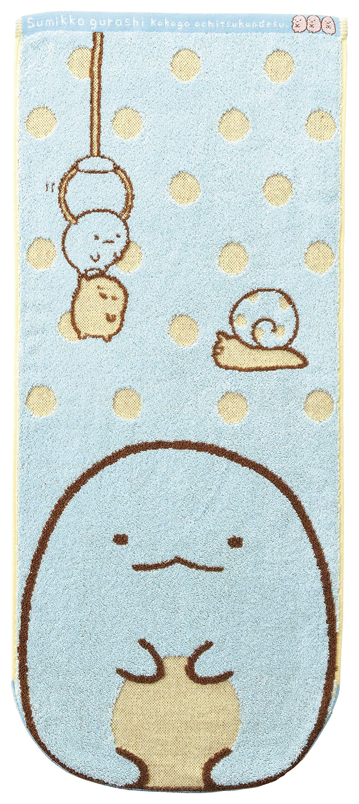 

Marushin Sumikko Gurashi Лицо 34 x Точка и Ящерица 6575009700 Полотенце, 80см, Дизайн, 100% Хлопок,