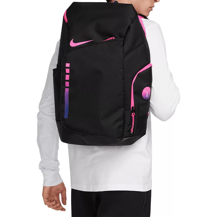 New Nike Hoops Elite Backpack Kay Yow 2023 Bag 32L Men Backpack Black Fierce Pink DX9786-011