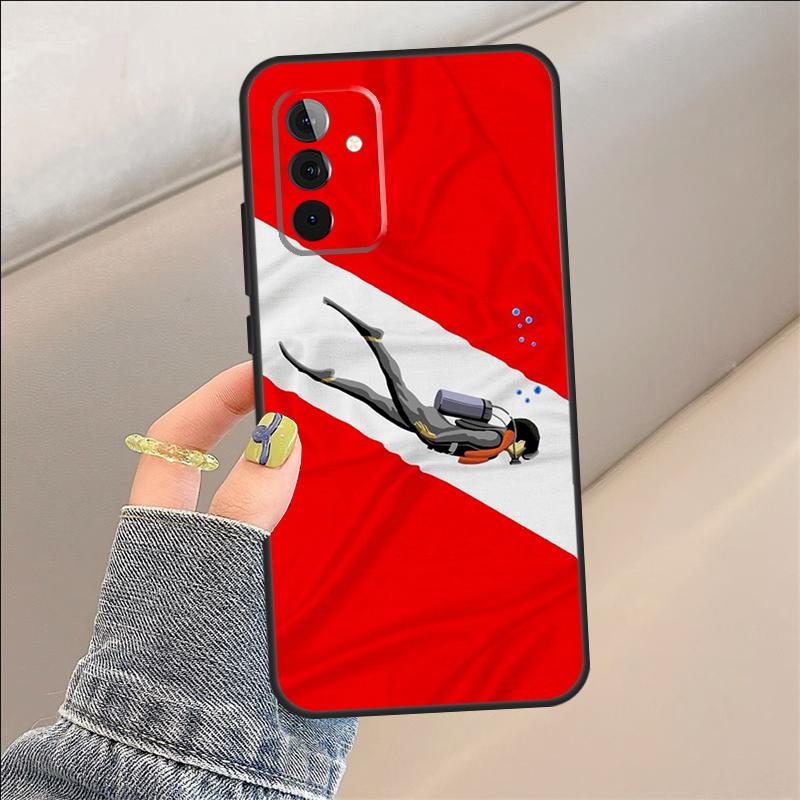 Scuba Diver Diving Case For Samsung Galaxy A35 A15 A55 A53 A33 A13 A36 A56 A26 A16 A22 A32 A52 A54 A34 A05 A06