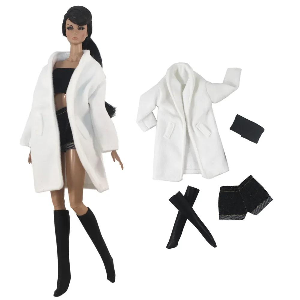 Handgefertigte BABI KLEIDUNG Wollmantel Outfit für 30cm Puppe 11,5 Zoll bjd Kleidung Viele Stilrichtungen Geschenke für Puppenzubehör #02